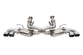 C8 Corsa 3.0" Cat Back with 4.5" Tips Exhaust with Factory NPP Polished Tips