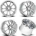 C7 GRAND SPORT STYLE CHROME WHEEL SET
