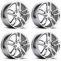 C7 Z51 STYLE CHROME WHEEL SET