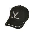 C8 CORVETTE Z06 SILVER ACCENT CAP