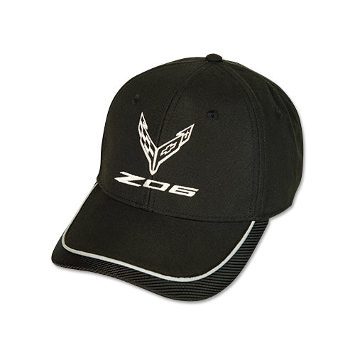 C8 CORVETTE Z06 SILVER ACCENT CAP
