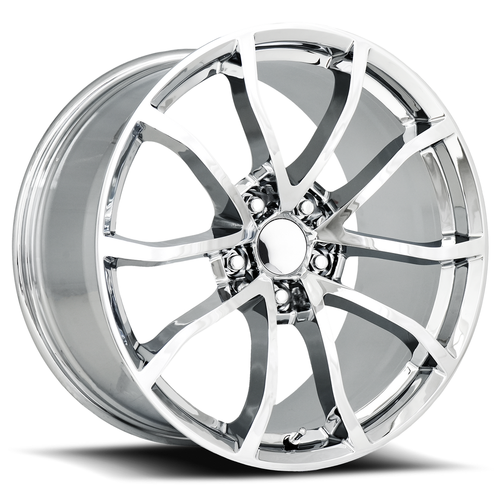 C7 GRAND SPORT STYLE CHROME WHEEL SET