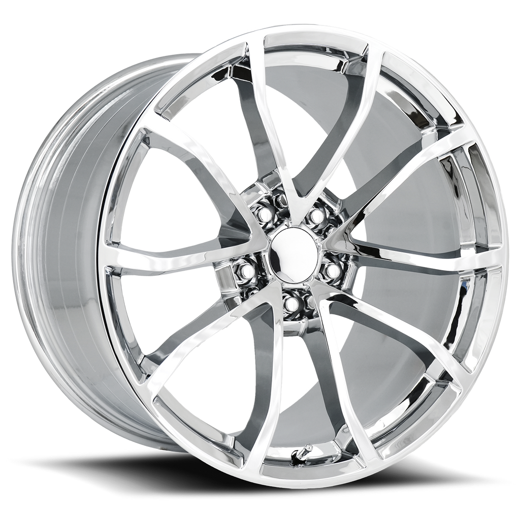 C7 GRAND SPORT STYLE CHROME WHEEL SET