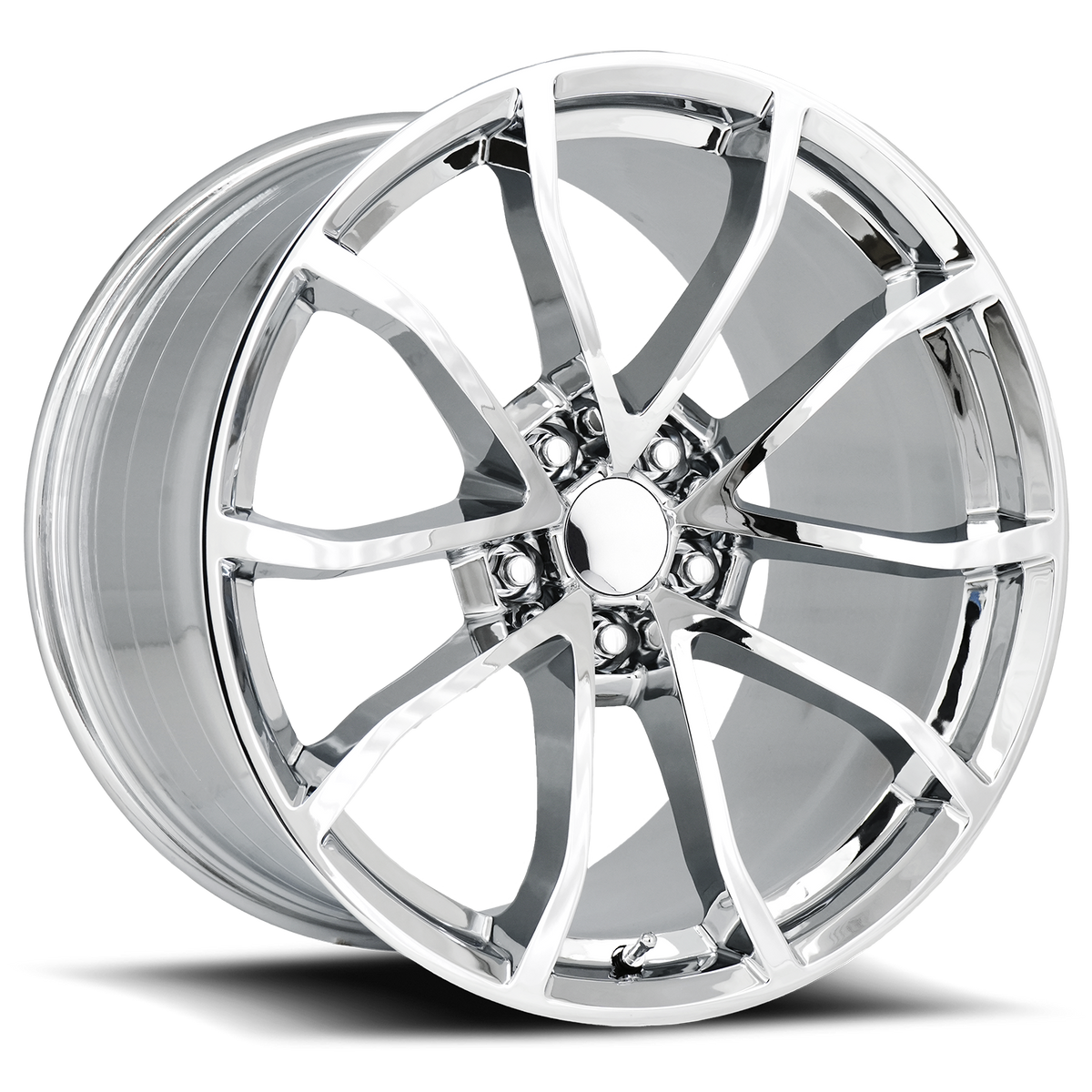 C7 GRAND SPORT STYLE CHROME WHEEL - SINGLE WHEEL