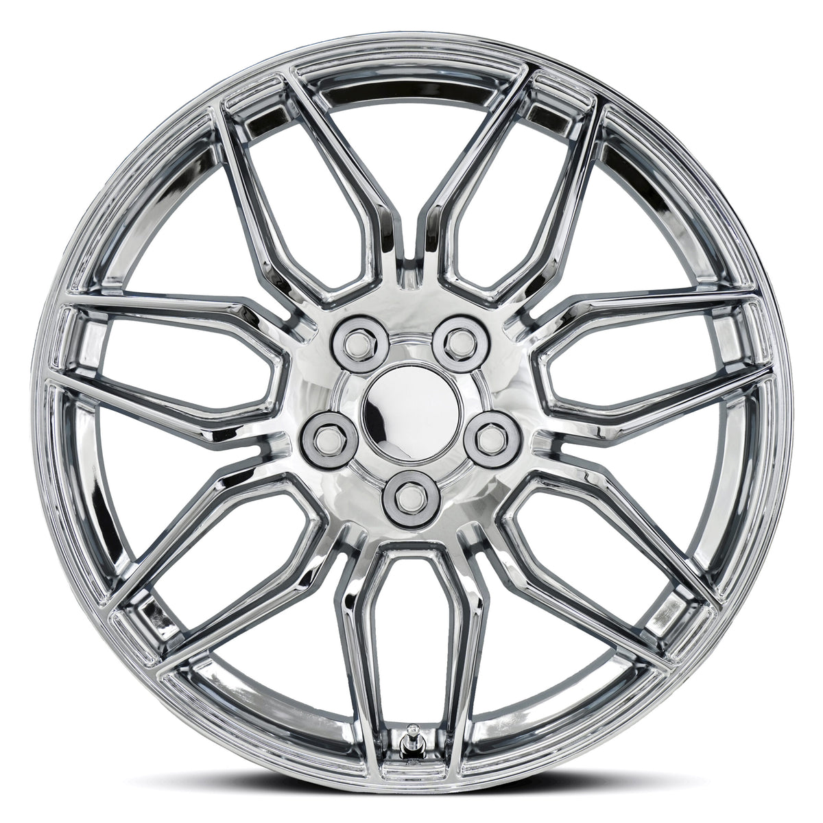 C8 Z06 STYLE CHROME WHEEL SET