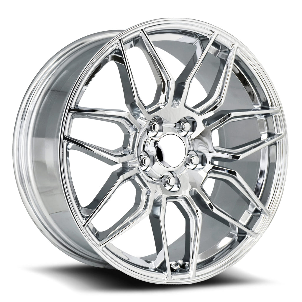 C8 Z06 STYLE CHROME WHEEL - Single
