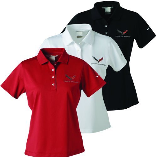 LADIES CORVETTE NIKE DRI-FIT POLO