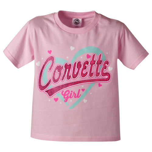 CORVETTE GIRL YOUNG LOVE YOUTH T-SHIRT