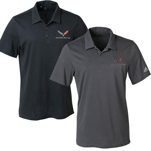 MEN’S C7 CORVETTE ADIDAS COTTON HAND POLO