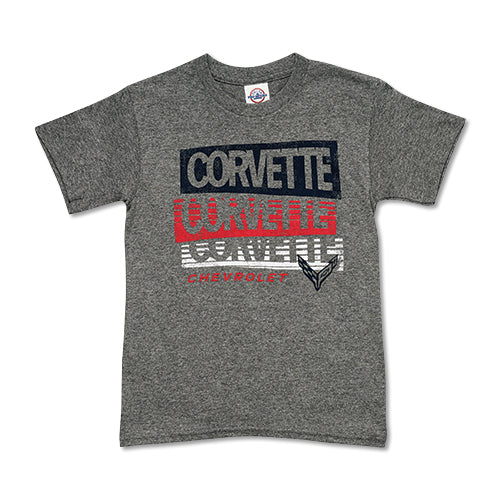 YOUTH CORVETTE USA T-SHIRT
