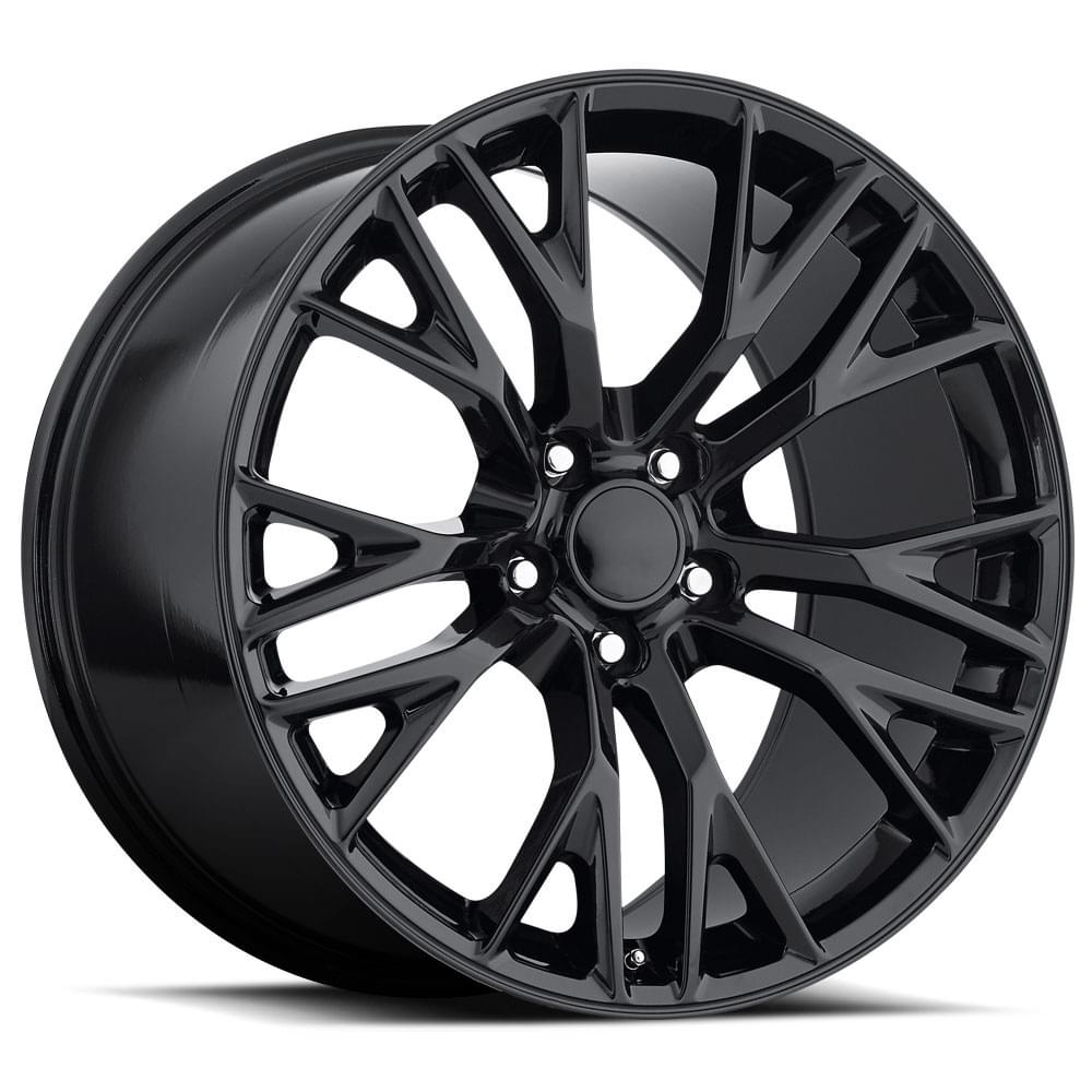 C7 Z06 STYLE GLOSS BLACK WHEEL - Single