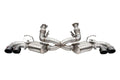 C8 Corsa 3.0" Cat Back with 4.5" Tips Exhaust with Factory NPP Black PVD Tips